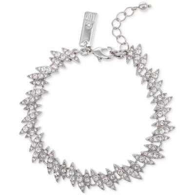 Photo 1 of INC Silver-Tone Pave Marquise Bead Flex Bracelet, Created for Macy's - Silver