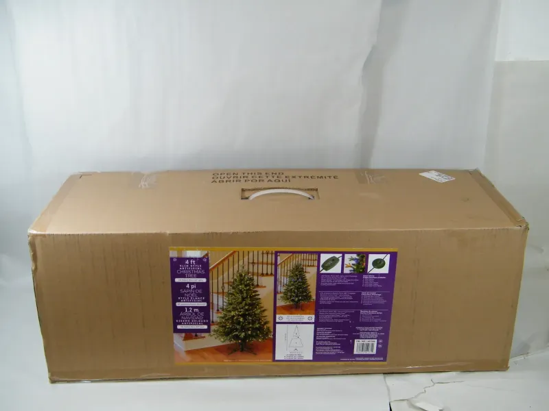 Photo 8 of COSTCO 4' CHRISTMAS TREE, ARTIFICIAL, 240 RADIANT MICRO LED LIGHTS. Celebrate Christmas anywhere with this compact 4 ft Pre-Lit Slim Aspen Artificial Christmas Tree. This tree is pre-lit with 240 Radiant Micro LED® lights with 5 different light effects to