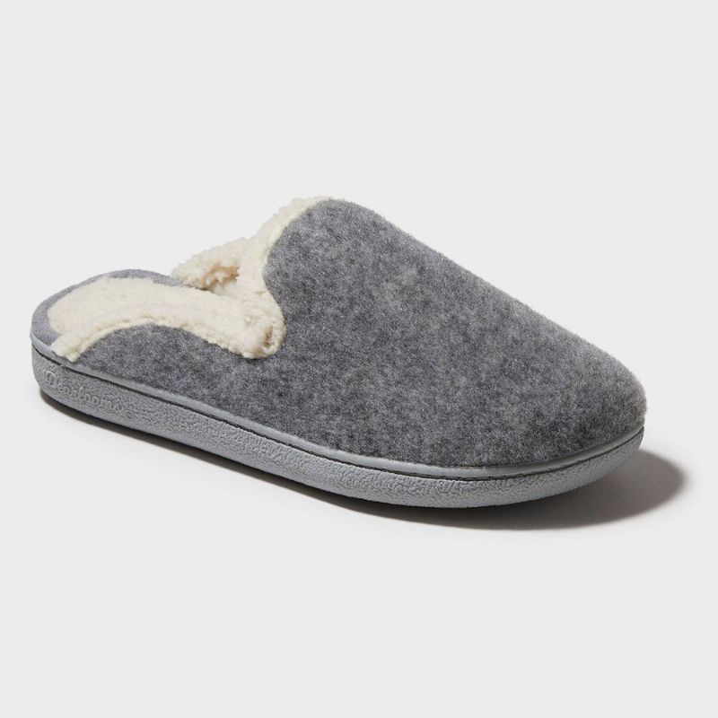 Photo 1 of Women's Deluxe by Dearfoams Maci Slippers - Gray L (9-10)