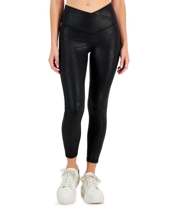 Photo 1 of SIZE S Jenni Women's Crackle V-Waistband Leggings, Created for Macy's - Crackle