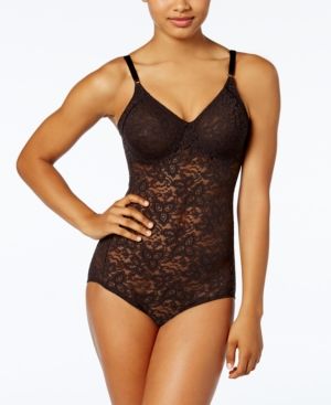 Photo 1 of SIZE 40B - Maidenform Lace Body Briefer M3008 - Black