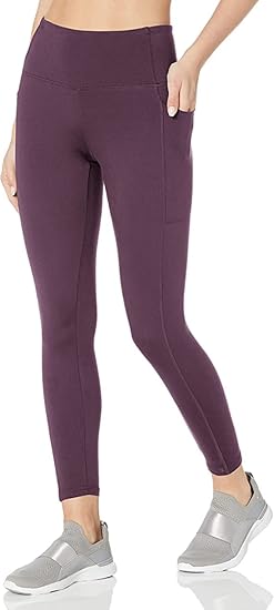Photo 1 of SIZE XL - Danskin Brushed High Rise Legging (Black Cherry, Large, Slim)