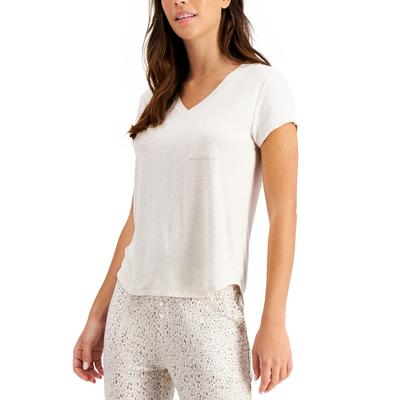 Photo 1 of X SMALL - Alfani Ultra-Soft Knit Pajama Top, Created for Macy's