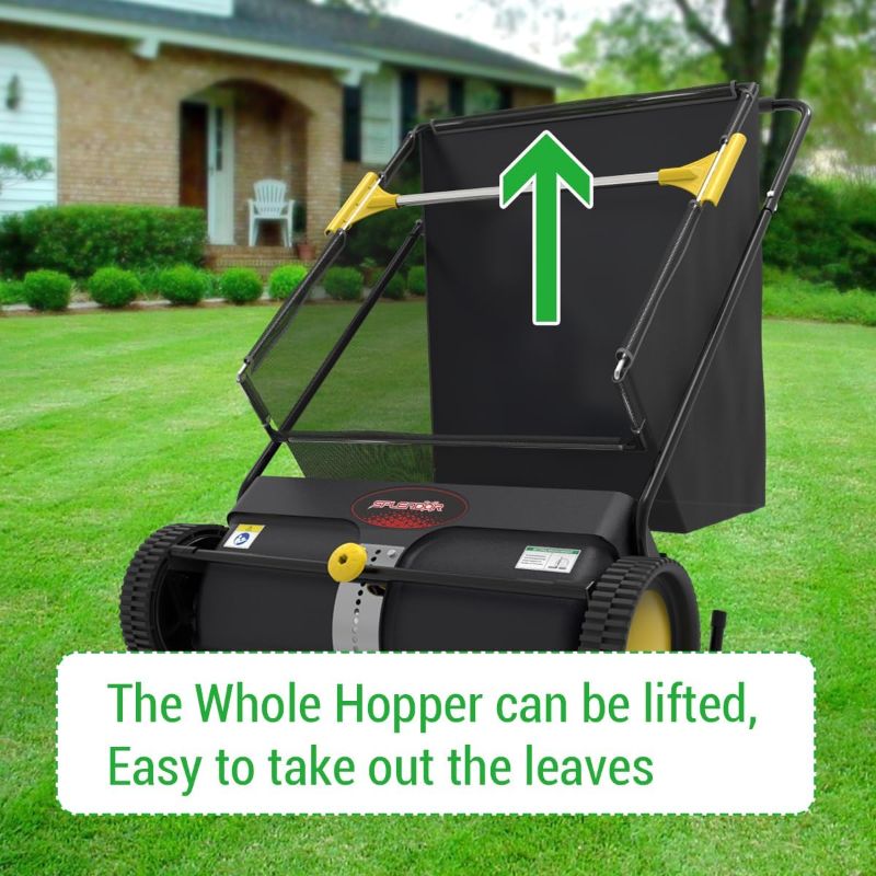 Photo 1 of LS-650A2 26-Inch Walk-behaind Push Lawn Sweeper Yard Sweeper Road Sweeper