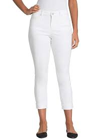Photo 1 of Jessica Simpson Relaxed Skinny Crop Jeans White 8/29
