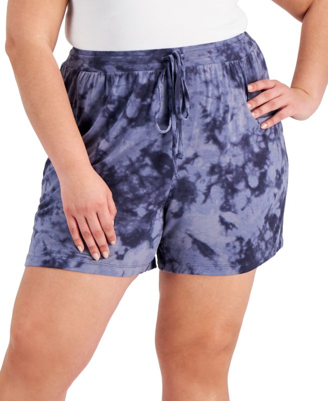 Photo 1 of SIZE 2X Jenni Plus Size Super Soft Printed Pajama Shorts