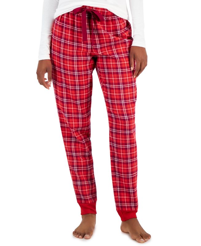 Photo 1 of Jenni Women's Cotton Flannel Pajama Pants - Merry Plaid - Size XX-Large