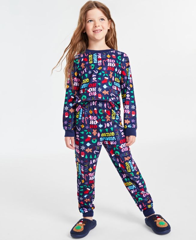 Photo 1 of Matching Family Pajamas Toddler, Little & Big Kids Holiday Toss Pajamas Set - Holiday Toss - Size 2T-3T