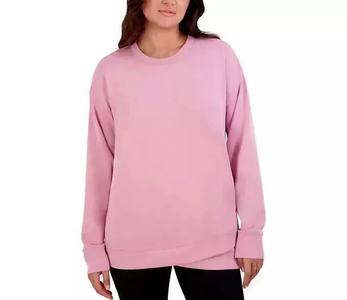 Photo 1 of Sage Women's Crew Neck Long Sleeve Pullover - Pink - Size Small
