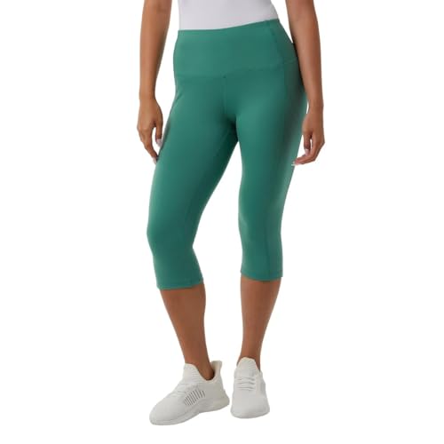 Photo 1 of 32 Degrees Women's Cropped Tight Legging - Green - Size X-Large