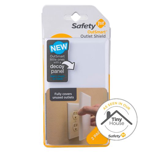 Photo 1 of Safety 1st OutSmart White Plastic Outlet Shield