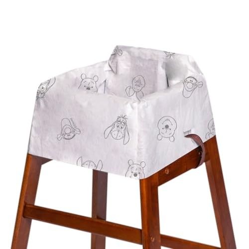 Photo 1 of Disney's Winnie the Pooh 12-pk. Disposable High Chair Cover by J.L. Childress, White
Chair NOT Included