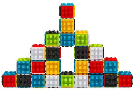 Photo 1 of Infantino Press N Stay Sensory Blocks