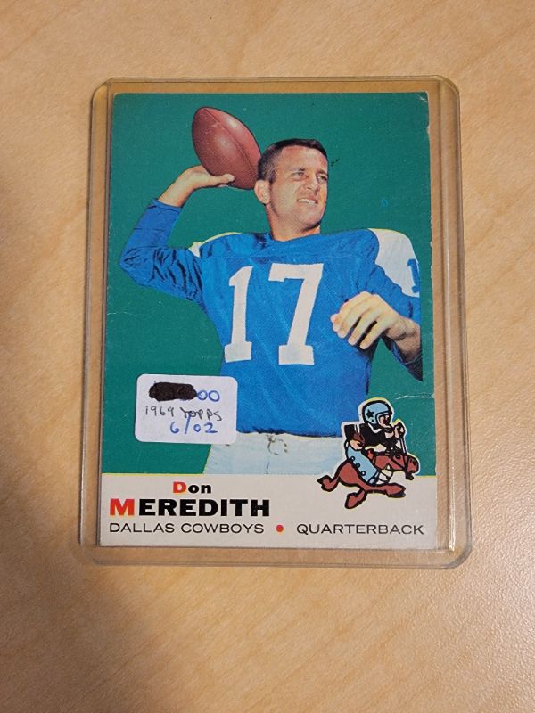 Photo 1 of 1969 TOPPS DON MEREDITH CARD