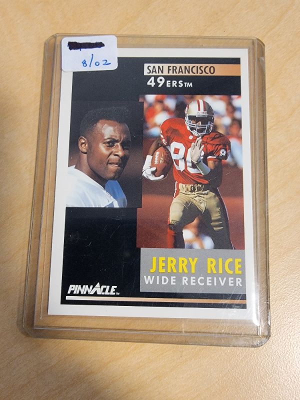 Photo 1 of 1991 JERRY RICE PINNACLE CARD