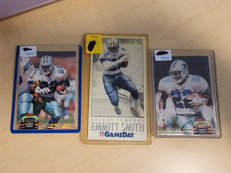 Photo 1 of E EMMITT SMITH CARDS