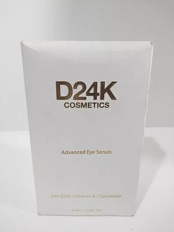 Photo 1 of 24K Gold Infused Advanced Eye Serum Contours Skin Around The Eyes Reducing Puffiness & Sagging While Lifting & Firming Skin New