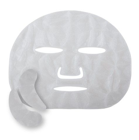 Photo 2 of Diamond Rejuvenation Facial and Eye Mask Set Formulated With Collagen and Lavender Oil Unique Mask Eliminate Appearance of Aging Reduce Looks of Wrinkles Youthful Firm Skin Hyaluronic Acid Diamond Powder Algae Extract Collagen New 