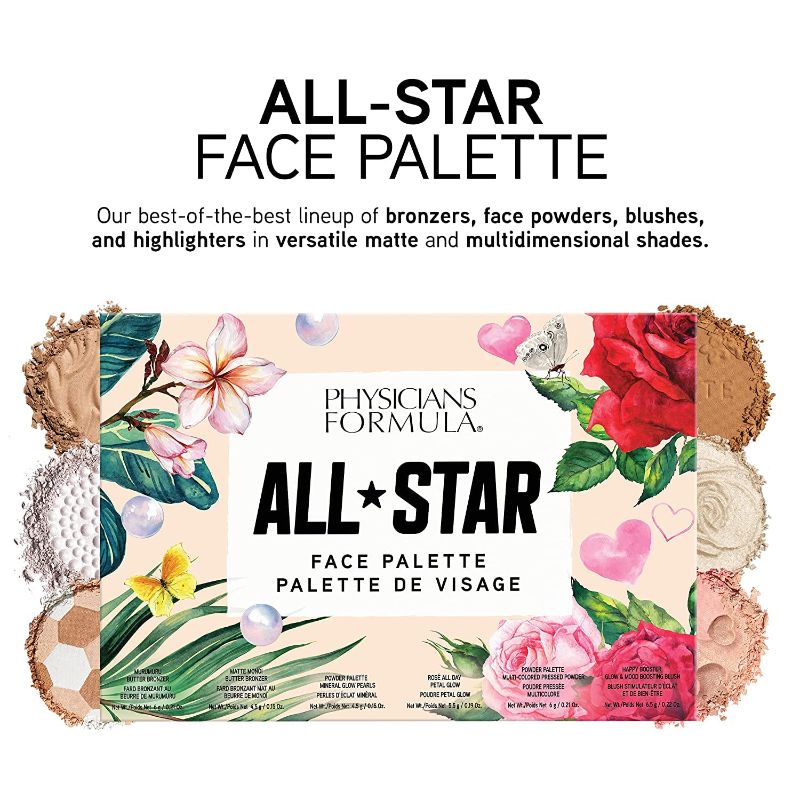 Photo 3 of Physicians Formula All-Star Face Palette Holiday Gift Set For Women Bronzer, Blush, Powder Makeup Collection | Christmas | Dermatologist Tested, Clinicially Tested