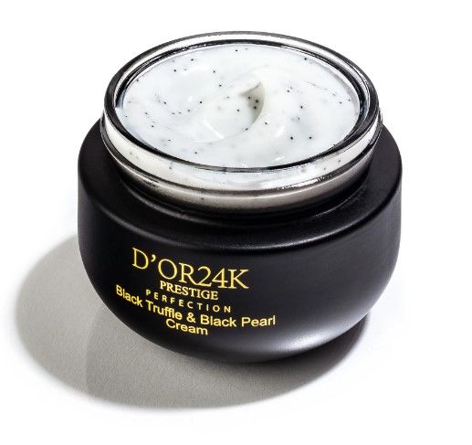 Photo 1 of Black Truffle & Black Pearl Cream Penetrates Deeply to Replenish Moisture & Strengthens Skin Infused with Nutrients Rich Vitamins A, C, D, Amino Acids & Antioxidants New