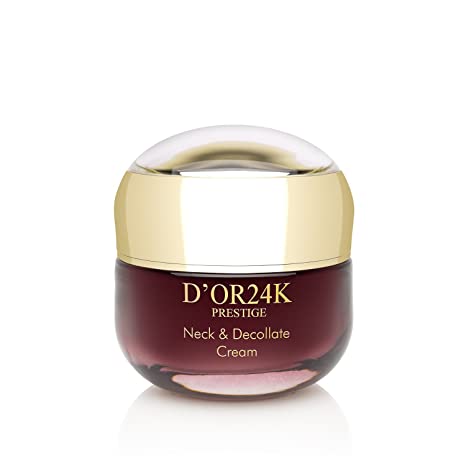 Photo 1 of 24k Gold Infused Neck and Décolleté Cream Includes Jojoba Oil Shea Butter and Vitamin E Hydrate Firm and Smooth Reduce Appearance of Fine Lines and Wrinkles in Neck and Chest Improve Overall Skin New