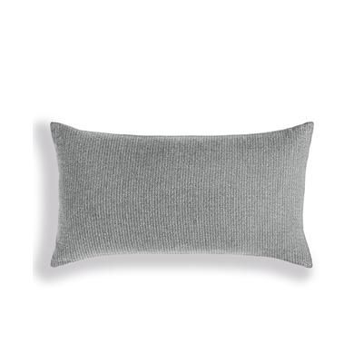 Photo 1 of Hotel Collection Lux Flannel Decorative Pillow, 12" X 22", Two Tones- Blue and Grey