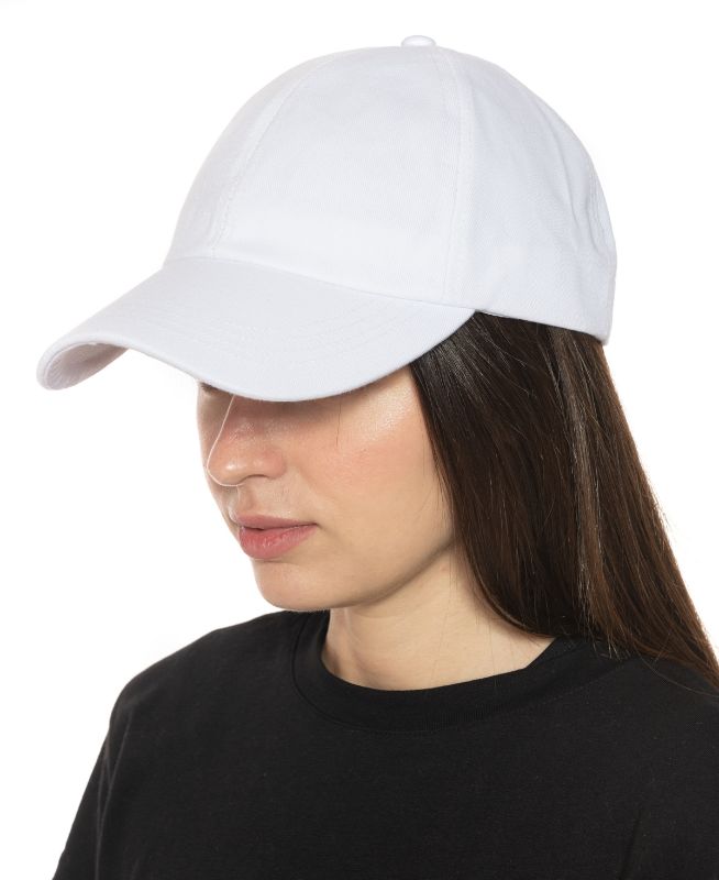 Photo 1 of Jenni Women's Washed Baseball Hat, WHITE