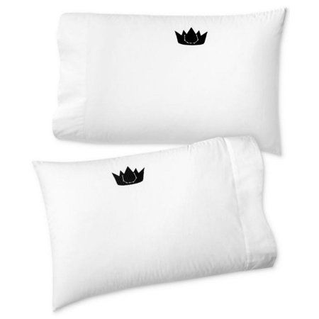 Photo 1 of Whim by Martha Stewart Collection Set of 2  Paired Pillowcases Standard (20 Inch X 30 Inch) White