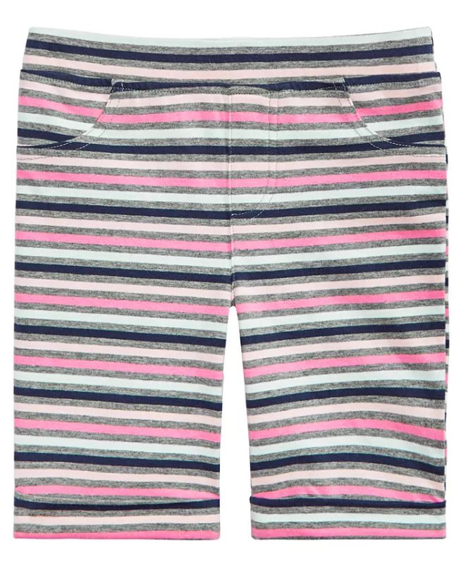 Photo 1 of SIZE 2T EPIC THREADS Toddler Girls Striped Bermuda Shorts