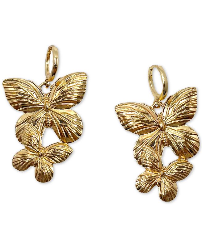 Photo 1 of Inc International Concepts Gold-Tone Butterfly Drop Earrings