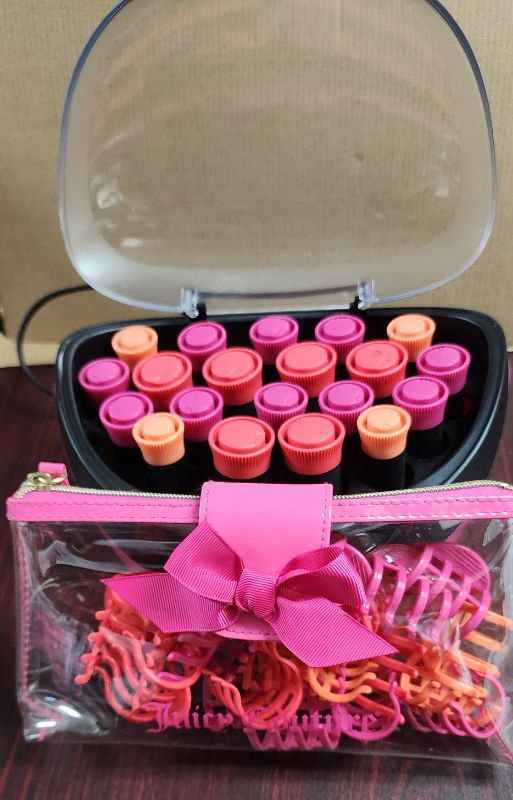 Photo 3 of Remington Ionic Conditioning Hot Hair Rollers, 20 Piece Set
The Remington Ionic Conditioning Hair Setter uses exclusive thermal wax core rollers to create long-lasting curls. The wax core allows the roller to retain high heat longer and create long-lastin