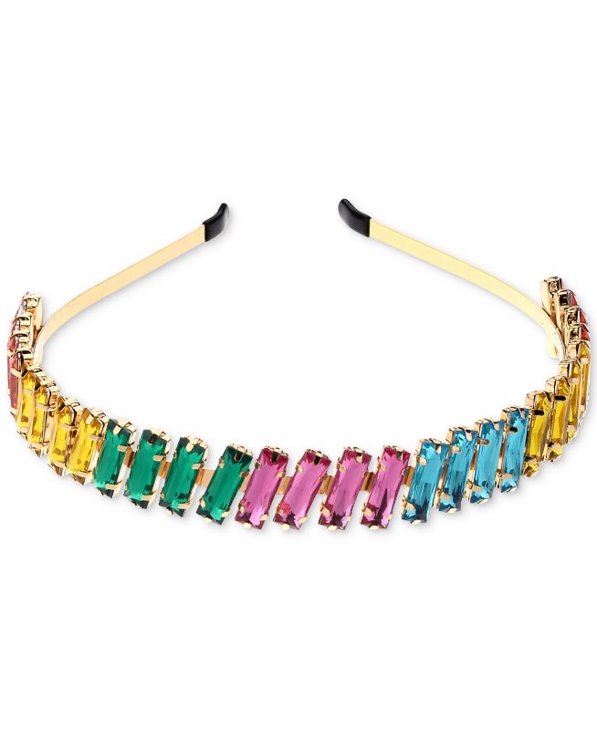 Photo 1 of Inc International Concepts Gold-Tone Multicolor Baguette-Crystal Headband