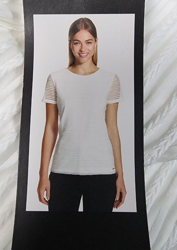 Photo 1 of Calvin Klein Women's Stretch Textured Shirt