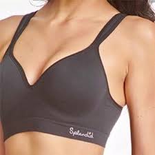 Photo 1 of SIZE S (A/B) SPENDID WOMEN'S SEAMLESS LOUNGE BRA BLACK