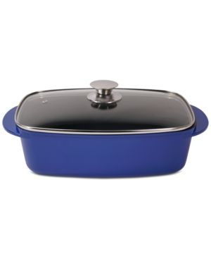 Photo 1 of Sedona Pro 5.5-Qt. Aluminum Multi-Purpose Roaster with Lid - Blue