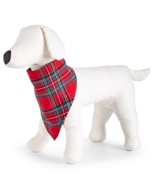 Photo 1 of S/M Family PJs Plaid Lightweight Dog Bandana