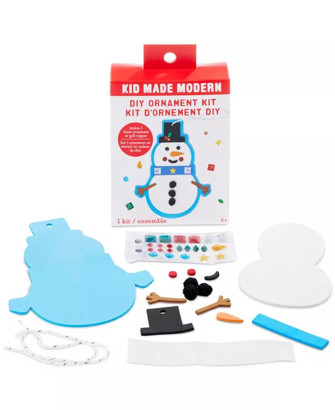 Photo 1 of KID MADE MODERN DIY Foam Snowman Ornament-Making Kit