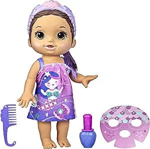 Photo 1 of Baby Alive 12 Inches Spa Brown Hair Doll Playset- Glam Spa Baby 