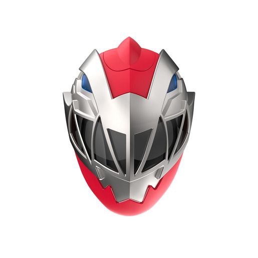 Photo 1 of Power Rangers Dino Fury Red Ranger Battle Mask. Power Rangers Dino Fury Red Ranger Battle Mask: Dress up with the Power Rangers Dino Fury Red Ranger Battle Mask! Kids can enjoy this awesome light-up mask and get ready to fight foes and other fearsome forc