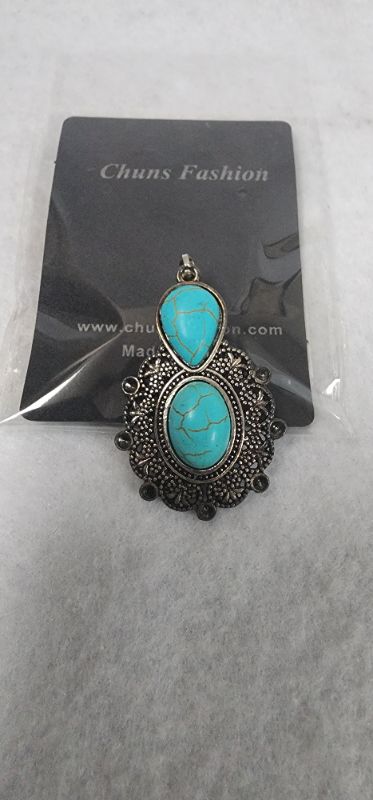 Photo 1 of Southwestern Faux Turquoise CHRAM Vintage Look