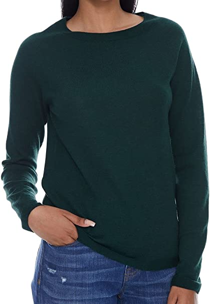 Photo 1 of GIL’B 3D Knit Women’s Seamless Wool Blend Long Sleeve Lightweight Crewneck Sweater
medium