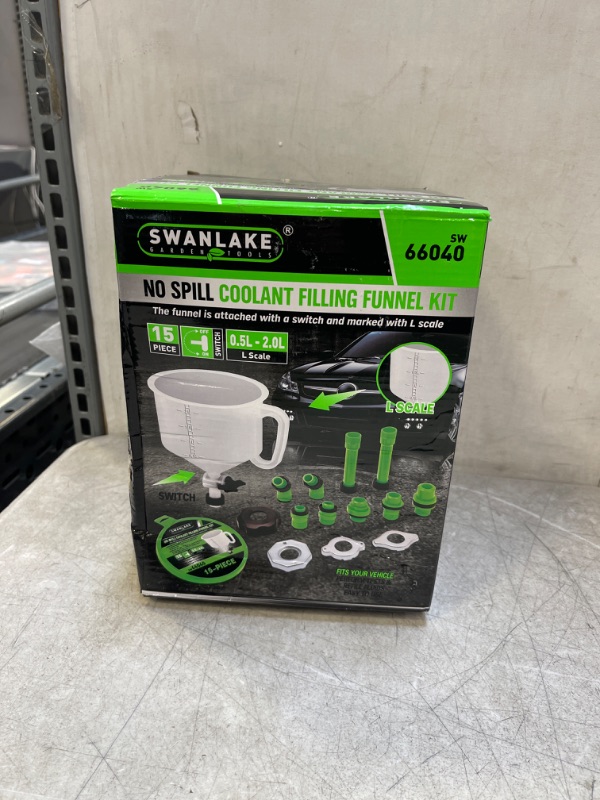 Photo 1 of SWANLAKE No-Spill Coolant Funnel Kit,Spill Proof Radiator Funnel Bleeder with Adapters.Universal Fitment15Pcs.
