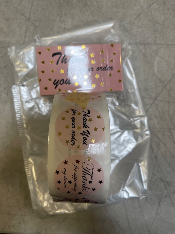 Photo 1 of 120PCS Thank You for Your Order Business Cards,Thanks Greeting Cards to Customer Appreciation Cards for Small Business Owners Pink