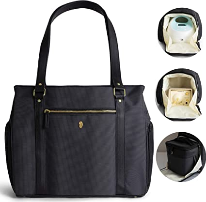 Photo 1 of Idaho Jones Breast Pump Bag with Cooler Pocket - Ellerby | Spectra Pump Bag for Working Moms | Stylish Spectra S1 Bag Fits 15” Laptop | Cool Storage Bags for Spectra S1 Breast Pump Cooler Bag
