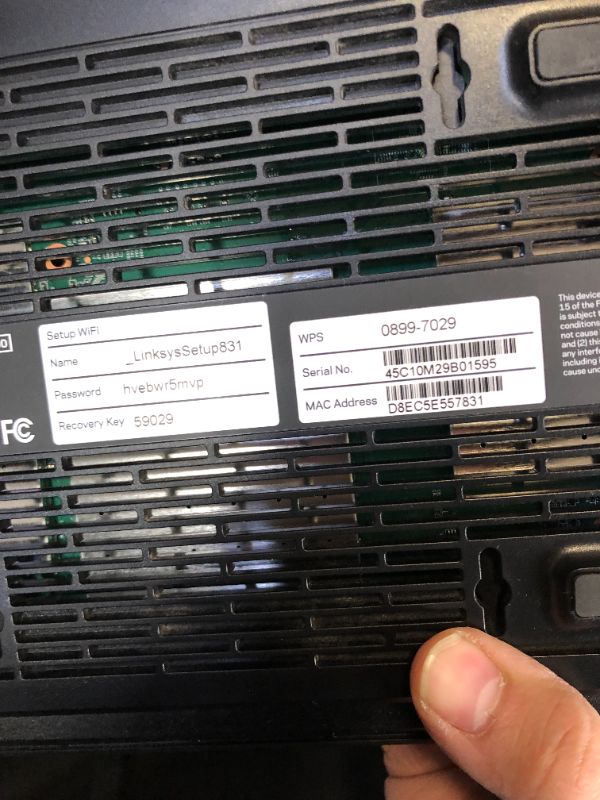 Photo 3 of Linksys Mesh Wifi 6 Router, Dual-Band, 2,700 Sq. ft Coverage, 55+ Devices,High-Speed ax Router for Streaming & Gaming, Speeds up to (AX6600) 6.6Gbps - MR7500 WIFI 6E 2700 ft, 55+ Devices, 6.6 Gbps