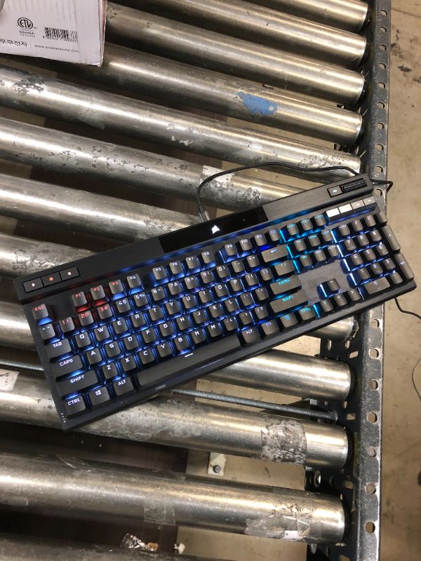 Photo 2 of CORSAIR K55 RGB PRO-Dynamic RGB Backlighting - Six Macro Keys with Elgato Stream Deck Software Integration-IP42 Dust and Spill Resistant-Detachable Palm Rest-Dedicated Media and Volume Keys, Black