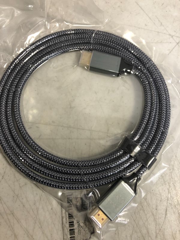 Photo 1 of 8K 60HZ HDMI Cable, Capshi HD 48Gbps High Speed HDMI Braided Cord-4K@120Hz 8K@60Hz, DTS:X, HDCP 2.2 & 2.3, HDR 10 Compatible with TV, PS4 PS5,Monitor,PC and More (6.6Feet)
