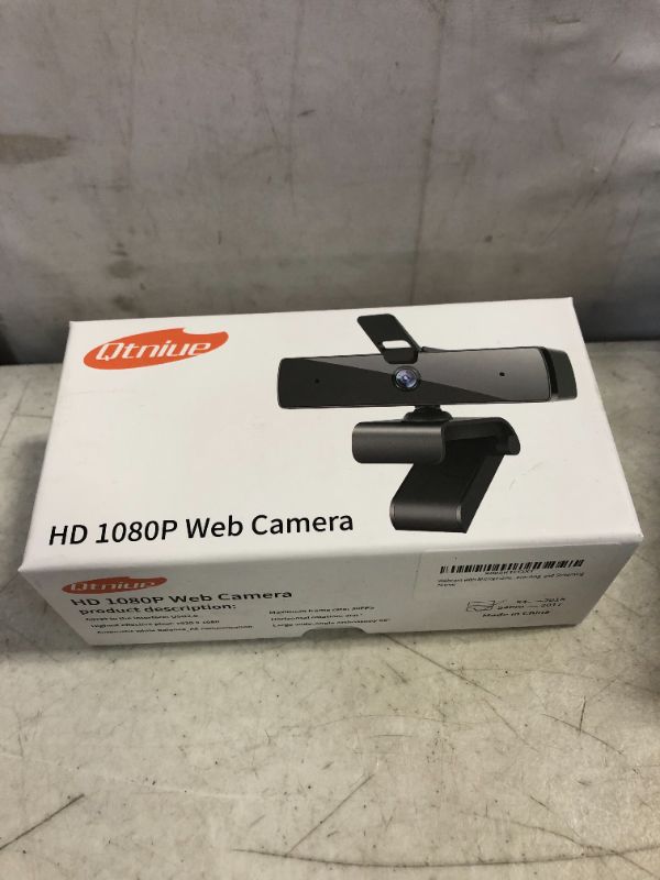Photo 2 of  Webcam with Microphone and Privacy Cover, FHD Webcam 1080p, Desktop or Laptop and Smart TV USB Camera for Video Calling, Stereo Streaming and Online Classes
