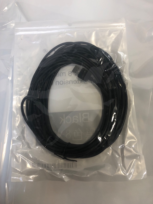 Photo 1 of 25ft Power Extension Cable Compatible with Blink Mini, Wyze V3, Playstation, Yi Dome, Home Camera 