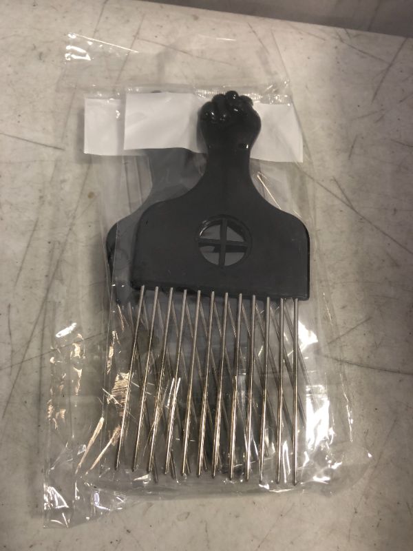 Photo 2 of Afro Pick, Hair Pick, Metal Pick Comb, Detangle Wig Braid Hair Styling Comb, Hair Comb Pick (4 pack)
